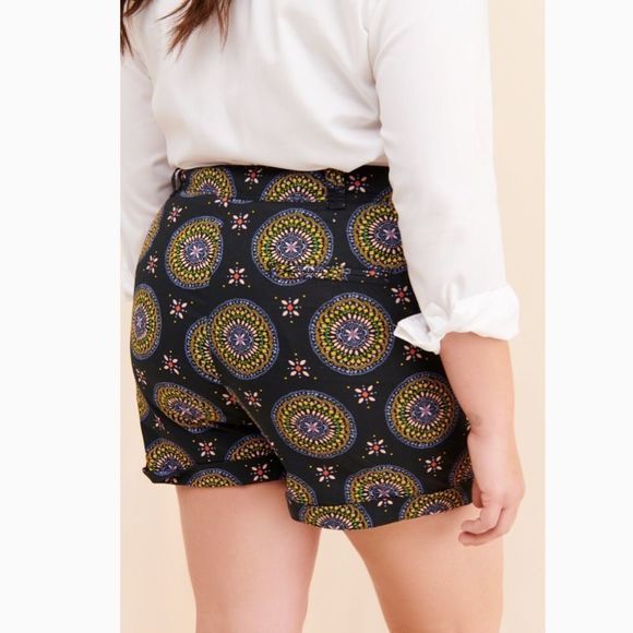 ANTHROPOLOGIE | Maeve Abstract City Shorts - Picture 5 of 6